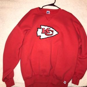Oversized Kansas City Chiefs Crewneck Sweater